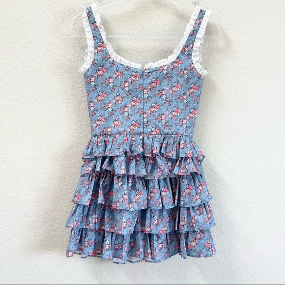 New Arrivals Violet in Villa Rosmarino Mini Dress